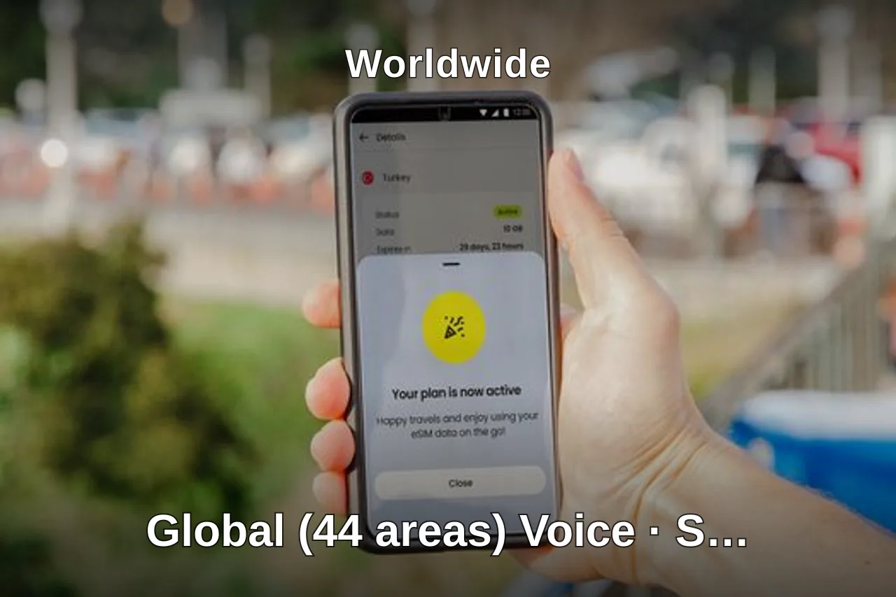 Global (44 areas) Calls + Data eSIM